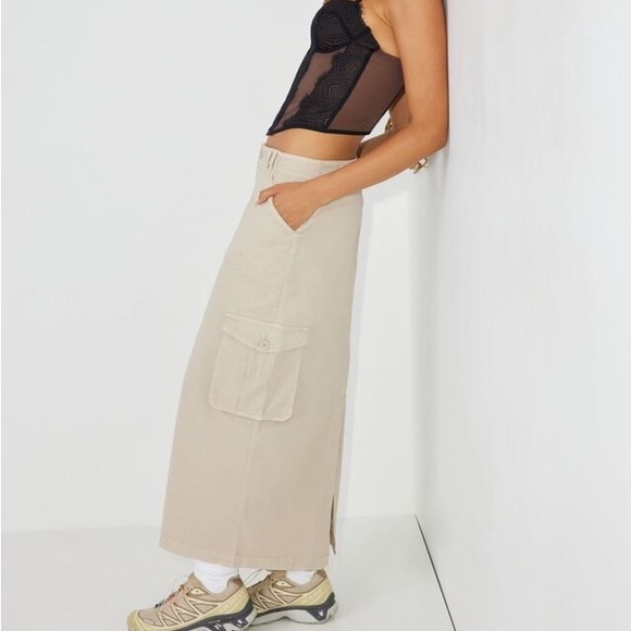 Garage | Kai Khaki Cargo Skirt - Picture 5 of 5